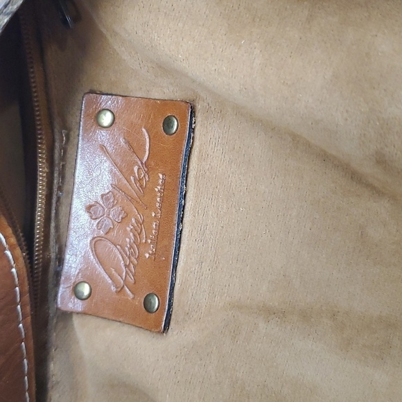 Patricia Nash Floral Squares Leather Venezia Pouch Crossbody - Picture 5 of 15